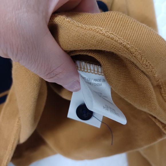 Twik Par Simons Vision Organix Cotton cropped polo sweatshirt top - Picture 5 of 5